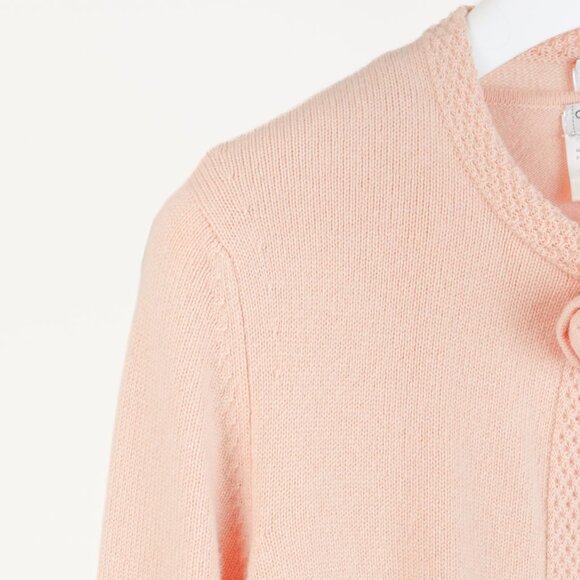 Chanel SS/05 Light Pink Cashmere Rosette Sweater Twinset - Picture 5 of 13